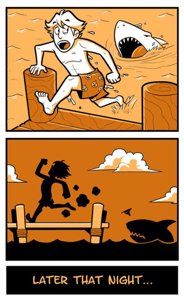 Autors: sundin7070 Shark Attack Komikss