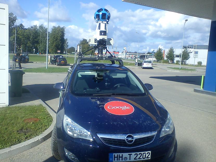 Šeit var redzēt ka mašīna... Autors: Strendžers Google streetview Jēkabpilī