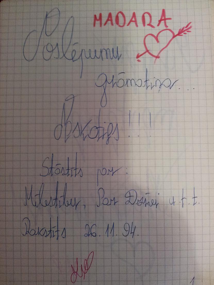 Pati pirmā quotNoslēpumu... Autors: Kafka Jaunieši precas jau pamatskolā!