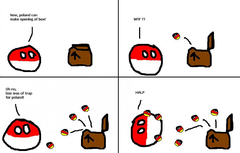 Autors: NaaniGateris Polandball un citas karogbumbas.