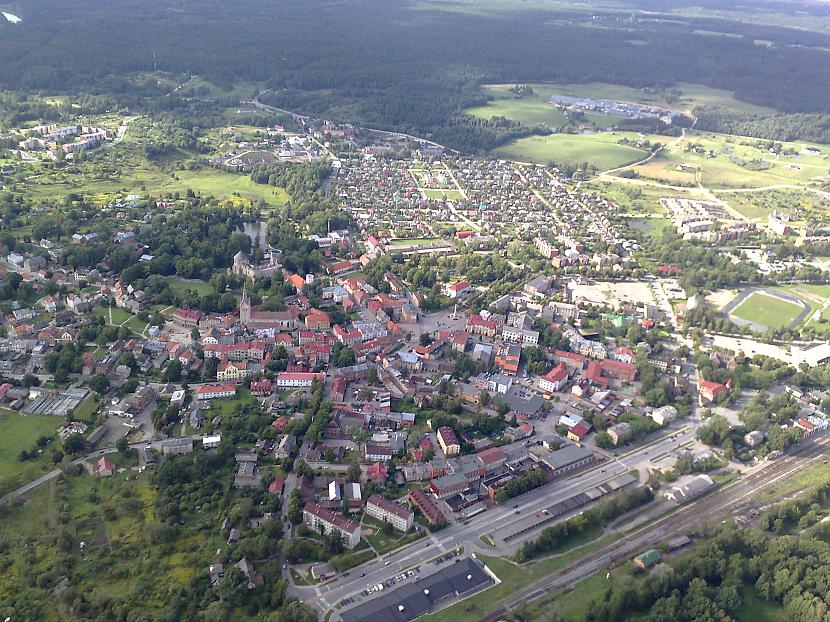 No Valsts ģimnāzijas puses Autors: Odium Cēsis no augšas.