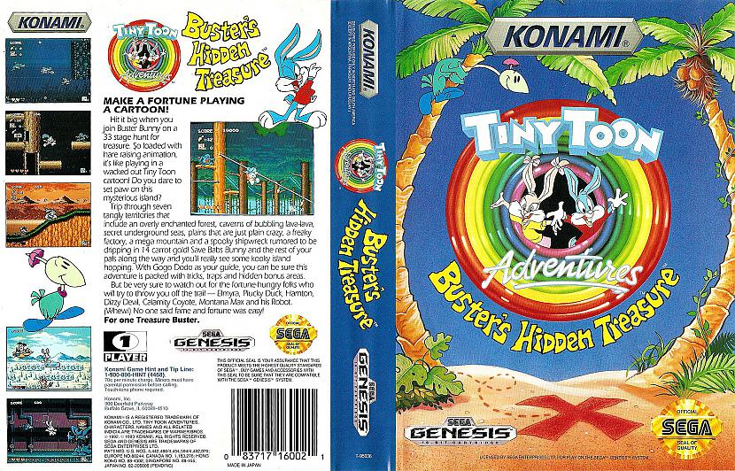 Tiny Toon Buster s Hidden... Autors: Werkis2 Manas bērnības Sega Mega Drive 2 spēlītes un interesantas atmiņas.