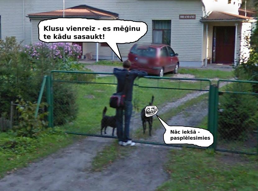 suņi Autors: Strāvonis Uz Google Maps bāzētie komiksi #3