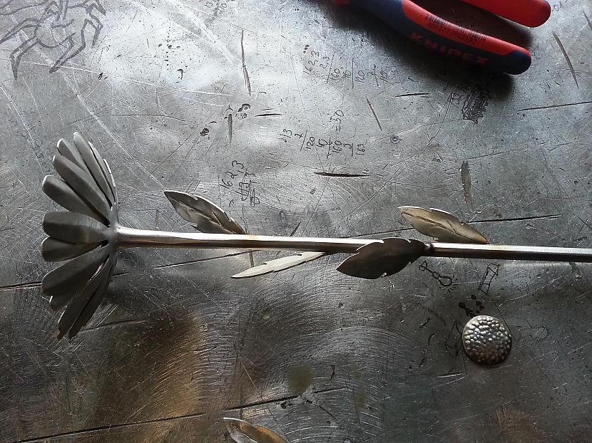 Autors: kpot DIY. Flower, Daisy From metal