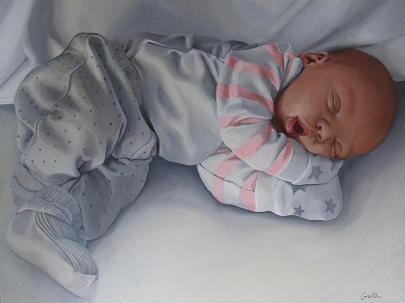 quotPatrīcijaquotgleznojums30x40cmnbspaudeklseļļa2014nbs... Autors: Pēcnācējs Jaunas LATVIEŠU meitenes zīmējumi un gleznas