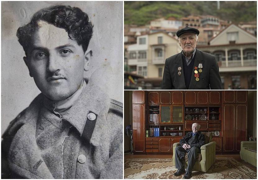 Džiordžijs... Autors: Heroīns14 Vēl dzīvie Sarkanarmijas kara veterāni toreiz un tagad.