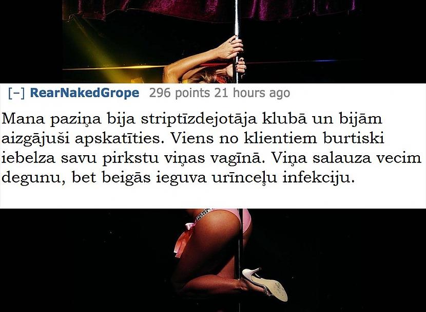 Autors: kaķūns Uzjautrinoši: ko tik klienti neprasa striptīzdejotājām :D