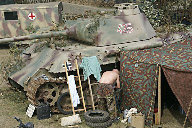Vācu tanks Pantera ar... Autors: DamnRiga Vācu tanki, kas pārdzīvojuši karu.