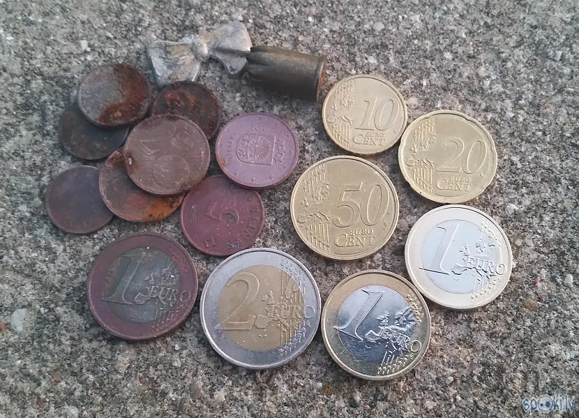 Pirmdienas vakara rezultāts Autors: pyrathe Daži vakari pludmalē ar metāla detektoru