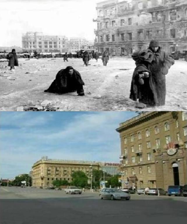 Staļingradas centrālais... Autors: Panzer Otrais pasaules karš - tad un tagad!
