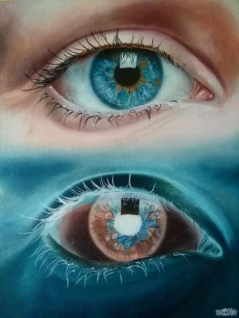 Eļlas glezna 30x40cm... Autors: Altofobija 2016. gada radījumi