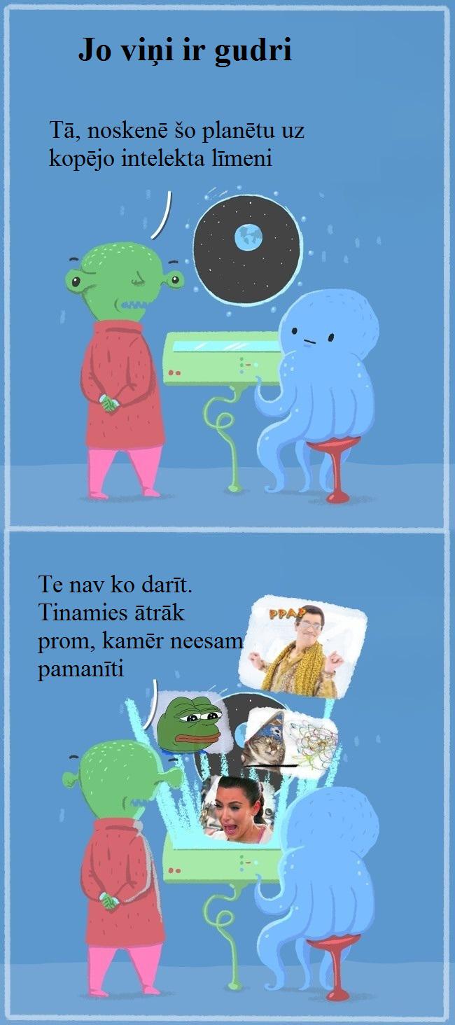 Autors: Lestets Kāpēc citplanētieši ar mums nesazinās?