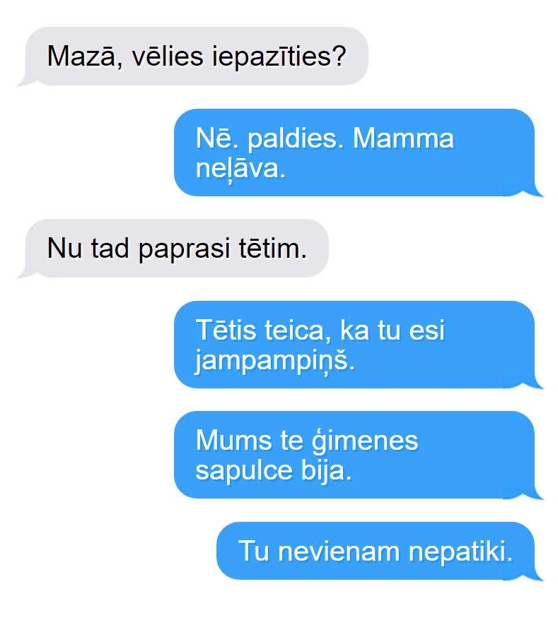 Autors: matilde 16 smieklīgas SMS, kas uzlabos Tev garastāvokli