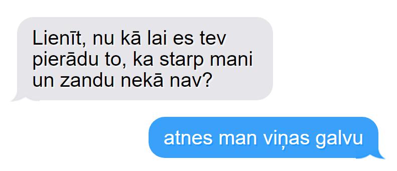 Autors: matilde 9 SMS, kas večiem liksies asprātīgas, bet sievietēm nepatiks