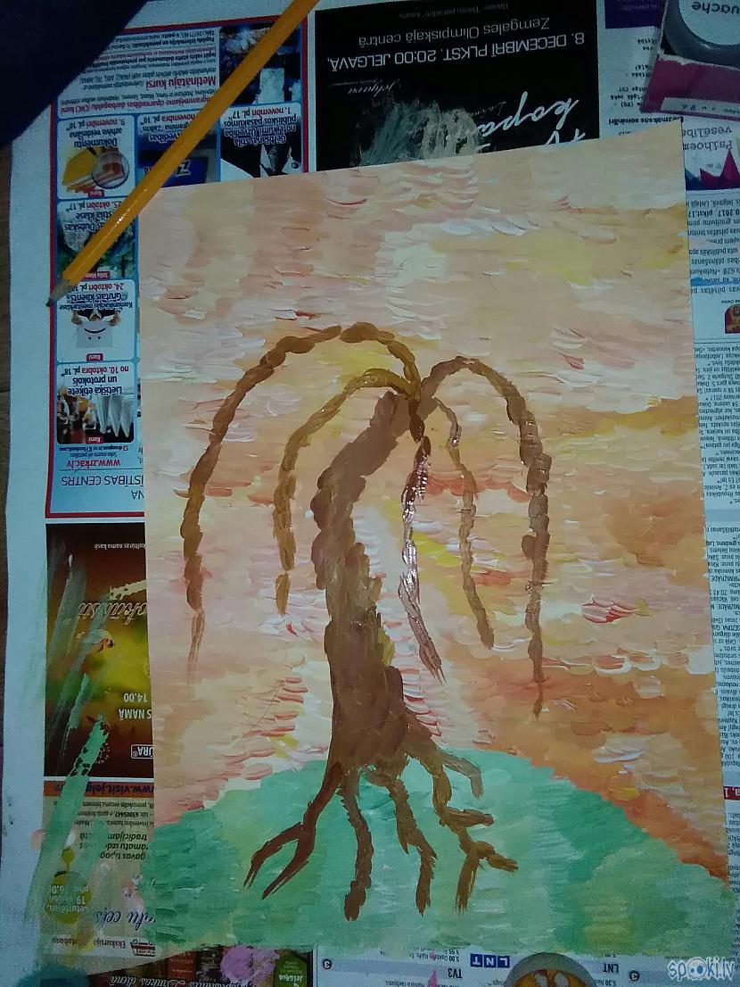 Stumbram klāt iegleznoju... Autors: Dumpweed Pirmās iemaņas impresionismā #3
