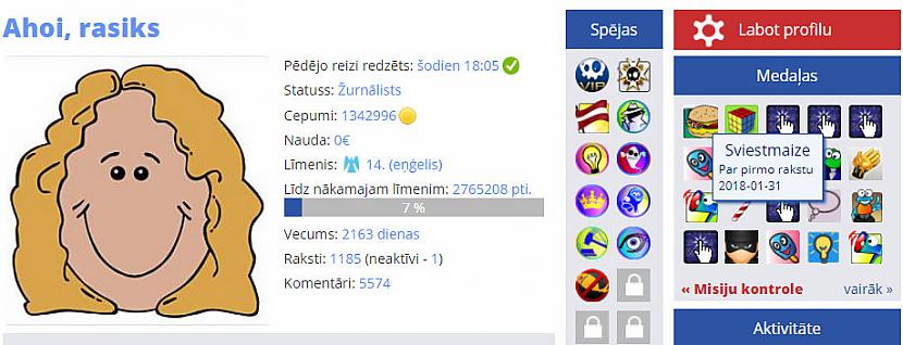 Ieskatīsimies manā rakstu... Autors: rasiks Meklēju RUS administrāciju!!!