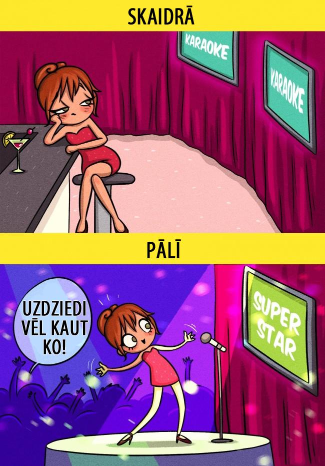 Autors: matilde 10 patiesi komiksi par to, kā cilvēks redz pasauli «skaidrā» un «pālī»