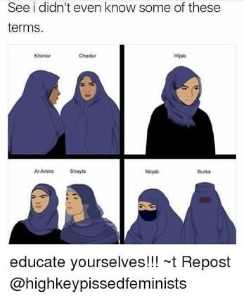 Galvassegu variācijas Islāmā Autors: Zigzig Par hidžābu un citām galvassegām 🧕🏼