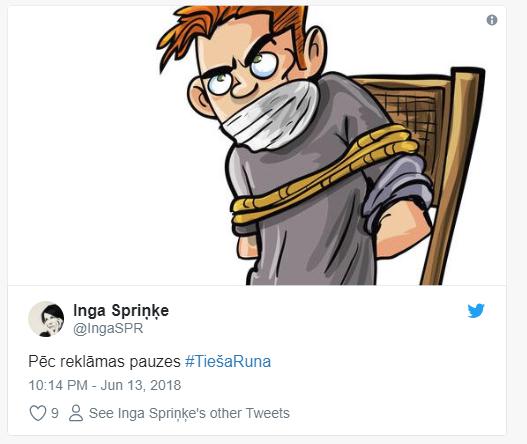 Autors: Jānis Baroniņš Tev taisnību nebūs zināt. Gobzemam tiek liegts runāt 13.06.2018