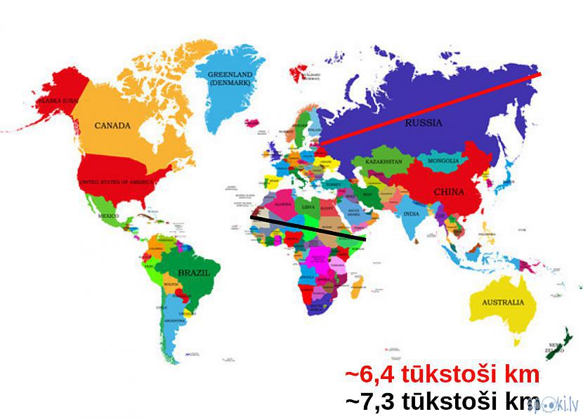 Ir vēl viens veids kā to... Autors: Flix Maldinošā ģeogrāfiskā karte.