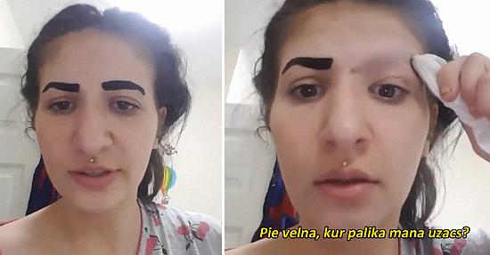 Lūk, kas notiek, kad pasūti lētu uzacu krāsu no Ķīnas