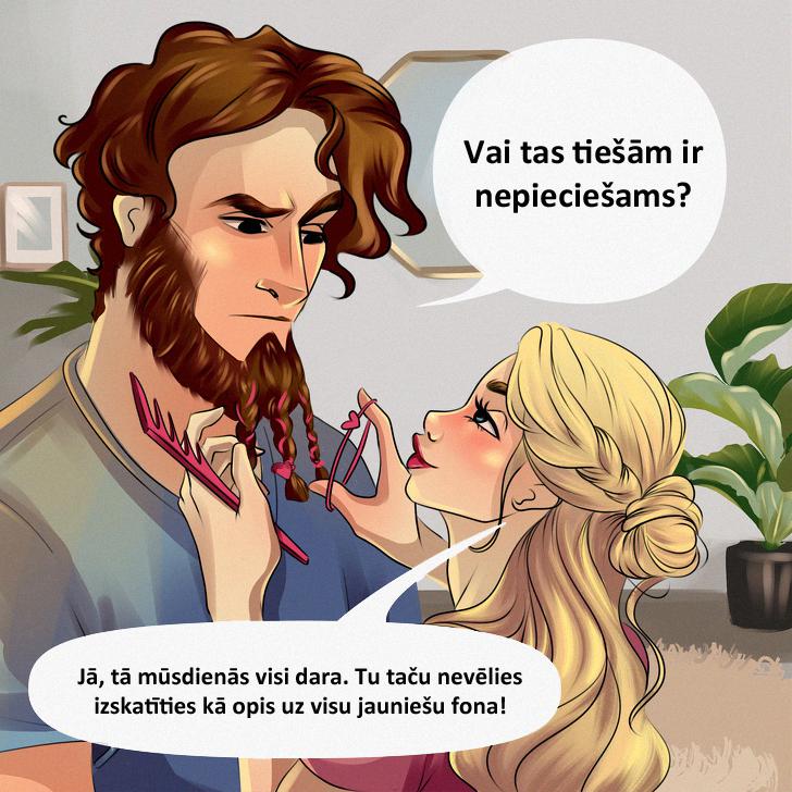 Un katrai sievietei vajag... Autors: matilde 12 mīlīgi komiksi, kas parāda to, kāpēc sievietei vispār ir vajadzīgs vīrietis