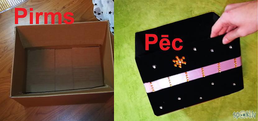 DIY dāvanu kaste.