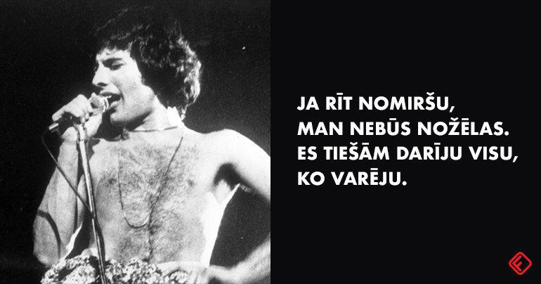 Autors: 100 A 20 Fredija Merkūrija citāti par dzīvi un greznību. Spilgti un patiesi!