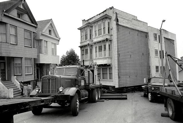 Autors: Lestets Kā Sanfrancisko pārvietoja mājas