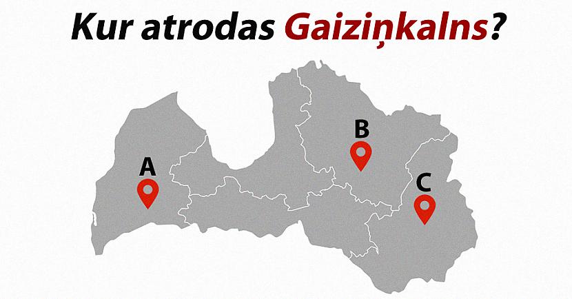 TESTS: Vai zini, kur atrodas šīs vietas un pilsētas?