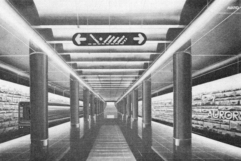 Stacija Aurora Autors: Arturs Korņējevs Rīgas Metro