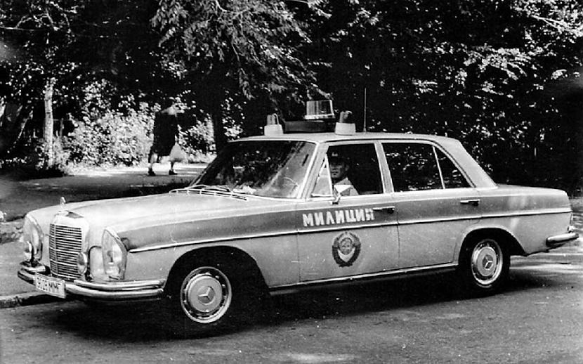 MercedesBenz W108W109 Autors: Lestets PSRS milicijas auto: Porsche, BMW un Mercedes-Benz