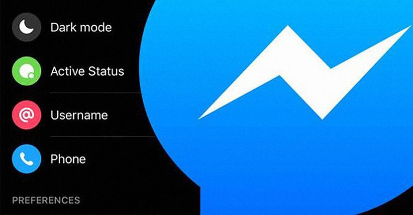 Izrādās ka mesendžerim ir... Autors: matilde Pamācība, kā tikt pie «dark mode» feisbuka mesendžerī