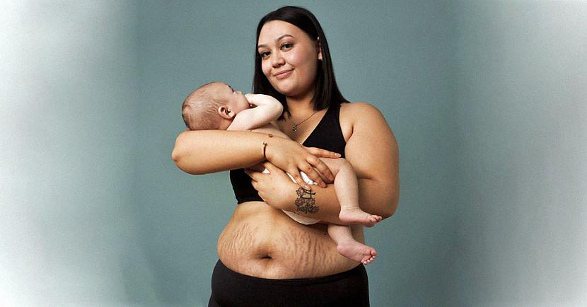Fotogrāfijā redzama Elanora... Autors: matilde Jaunā «Mothercare» veikala reklāmas kampaņa izceļ sieviešu pēcdzemdību augumus
