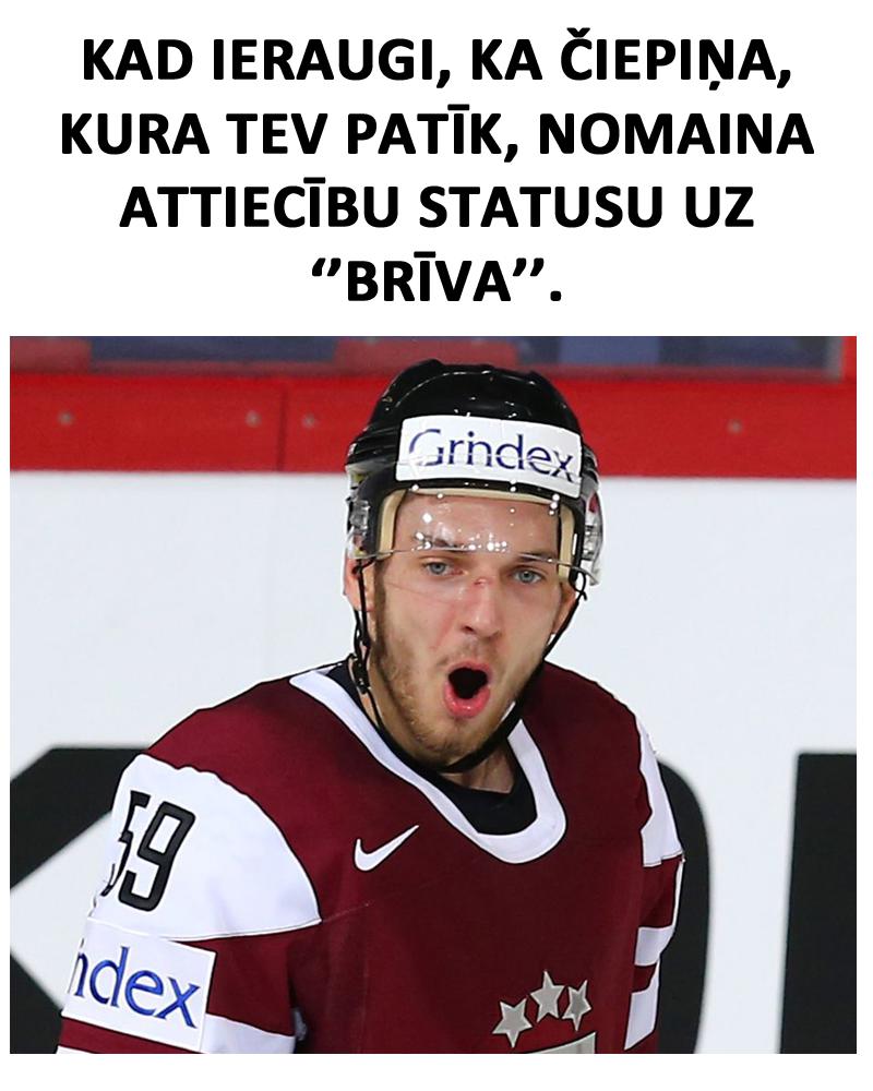 Autors: Dzerbudists 24 episkas memes par hokejistiem un parasto dzīvi