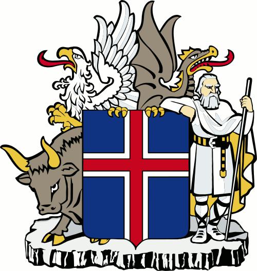 Islandes ģerbonis Autors: praeitis Tas Tev jāzina par Islandi