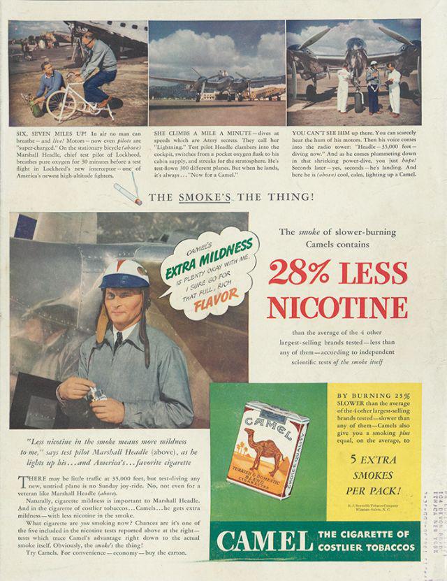 Autors: Lestets Pārdodot cigaretes ar medicīnas palīdzību: reklāmas plakāti no 1930-tajiem