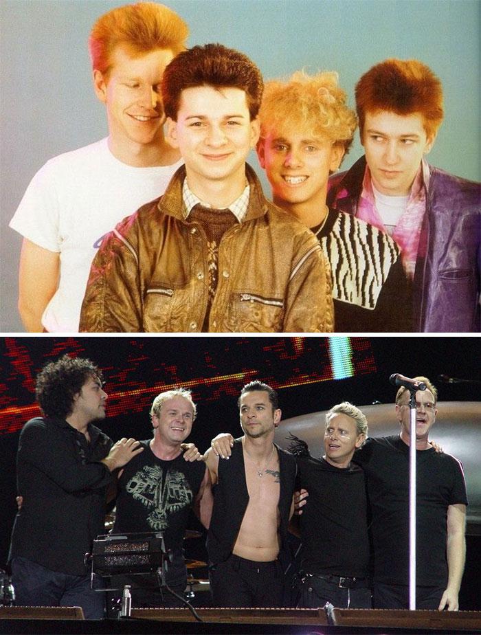 nbspDepeche Mode ir angļu... Autors: matilde Leģendāru grupu fotogrāfijas pirms un pēc viņi kļuva slaveni