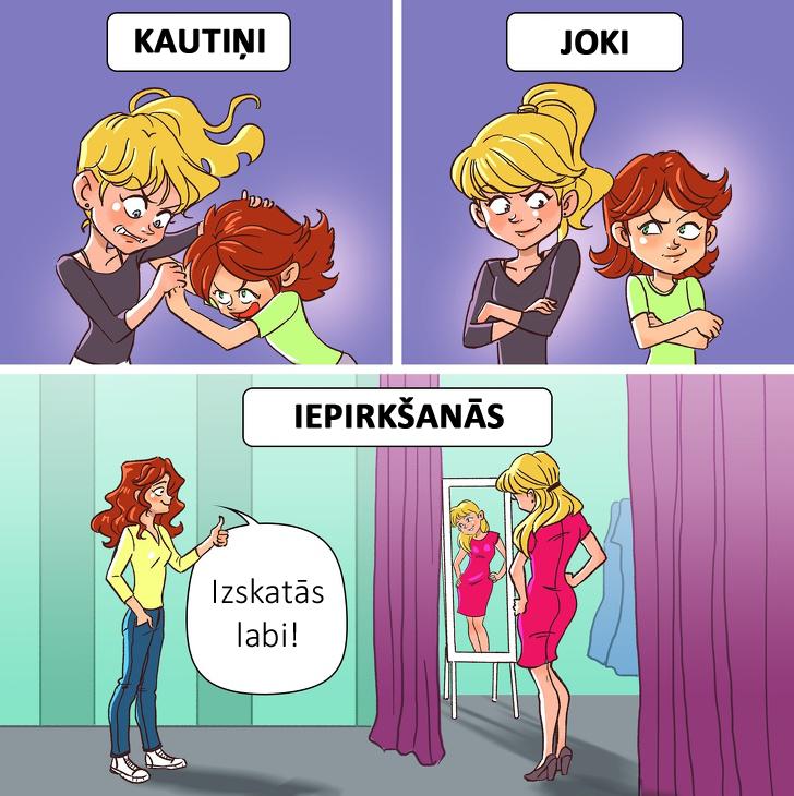 nbspPastāv trīs galvenie... Autors: matilde 12 ilustrācijas, kurās perfekti attēlotas māsu attiecības