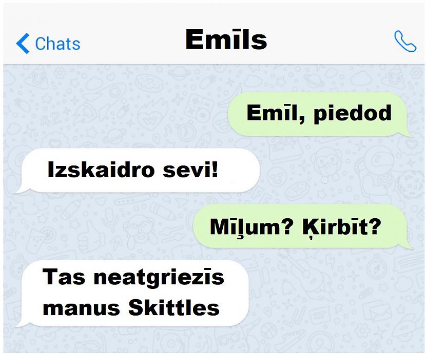 Autors: The Diāna 20 smieklīgas sarakstes, kuras pierāda, ka attiecības nav joka lieta