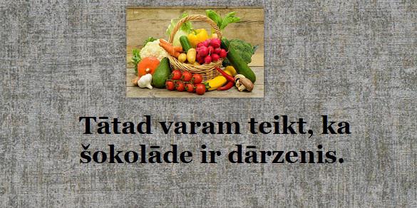 Autors: GargantijA Nenopietni par šokolādi