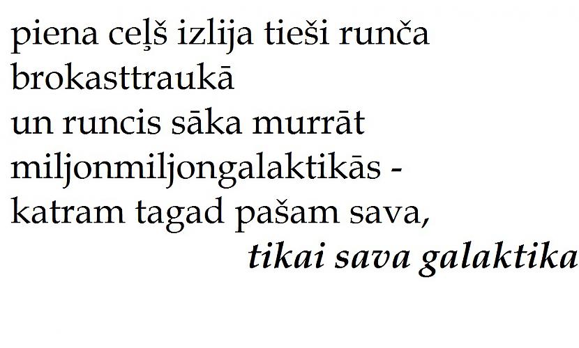 Autors: Pensionāris Mazā dzejas izlasīte.
