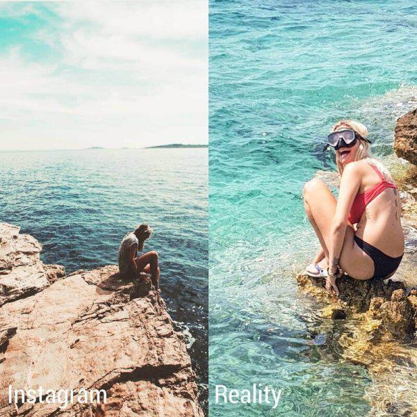 Autors: es tēvocis Divu paralēlu realitāšu kontrastu Instagram parāda meitene no Šveices