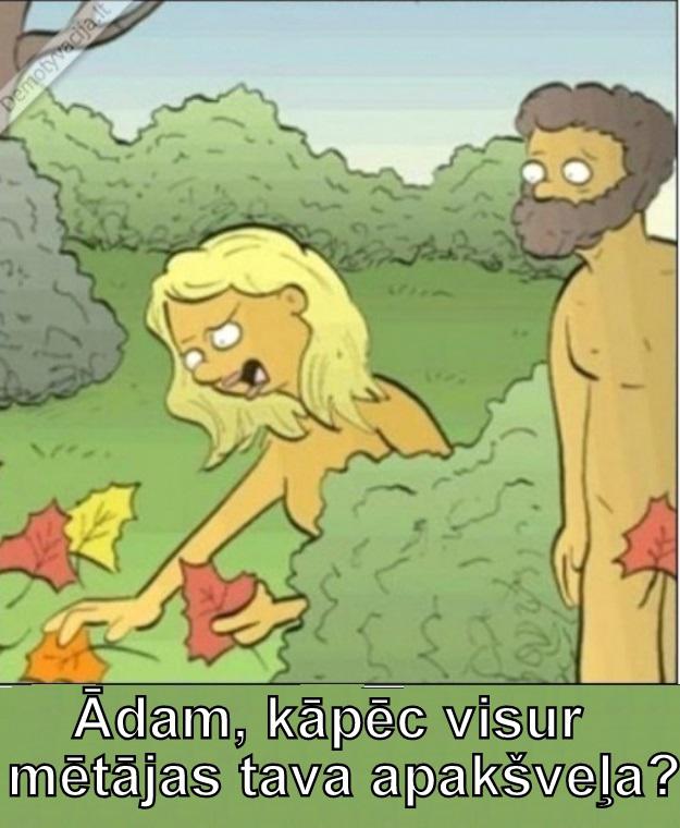 nbspĀdams ar Ievu draiskojas... Autors: rasiks Smieklīgi bilžuki