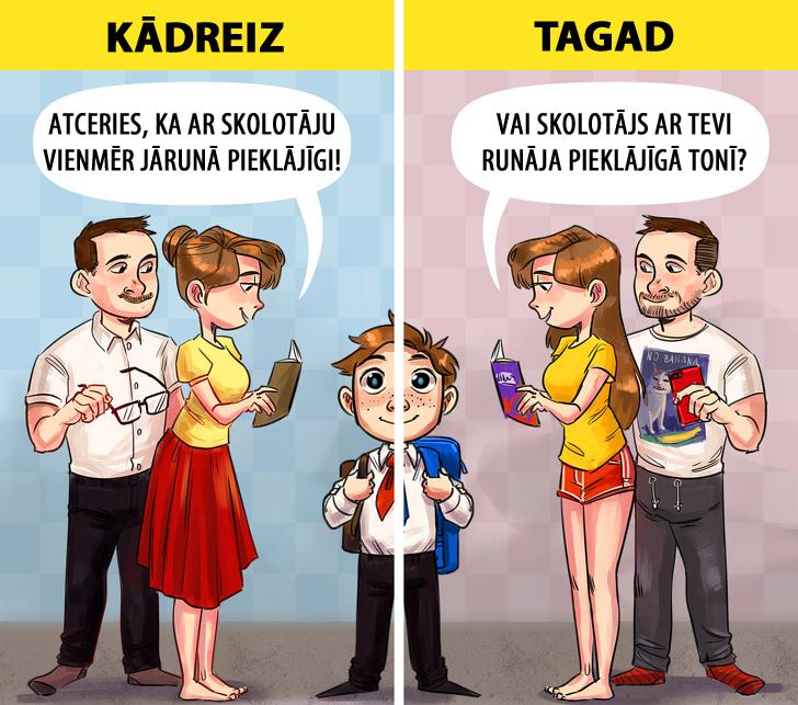 nbspLai gan bērni joprojām... Autors: matilde 11 komiksi, kas lieliski parāda to, cik ļoti ir mainījusies mūsu dzīve