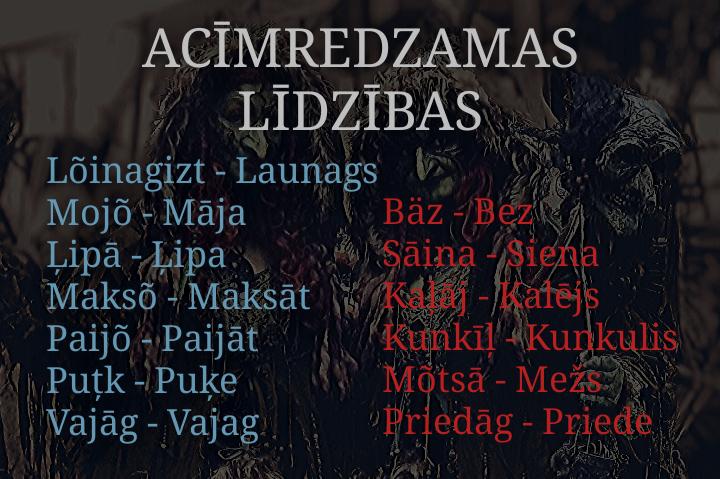 Intereses vadīts es mazliet... Autors: Krā Vai lībieši ir igauniski runājoši latvieši?