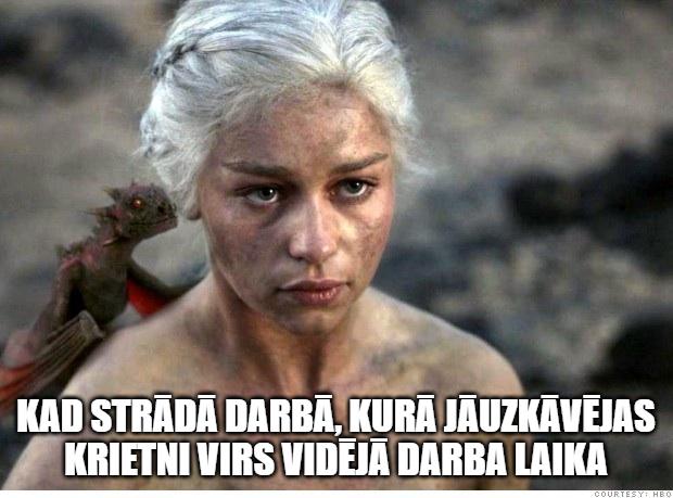 Autors: Gotfridis "Game of Thrones" memītes, "krietni virs vidējā" kvalitātē
