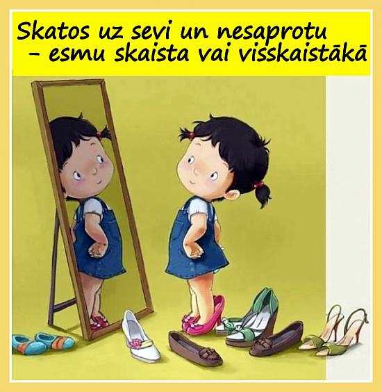 Dažādas bildītes rāmjos