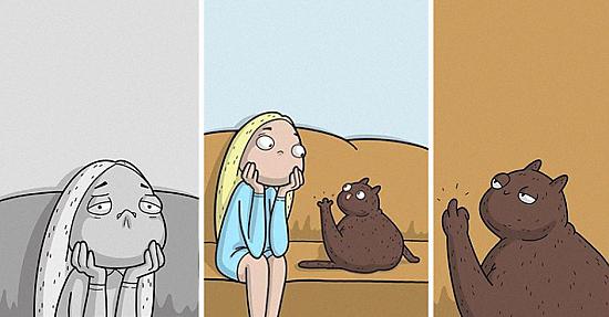 10 komiksi, kas lieliski raksturo parasta cilvēka ikdienu