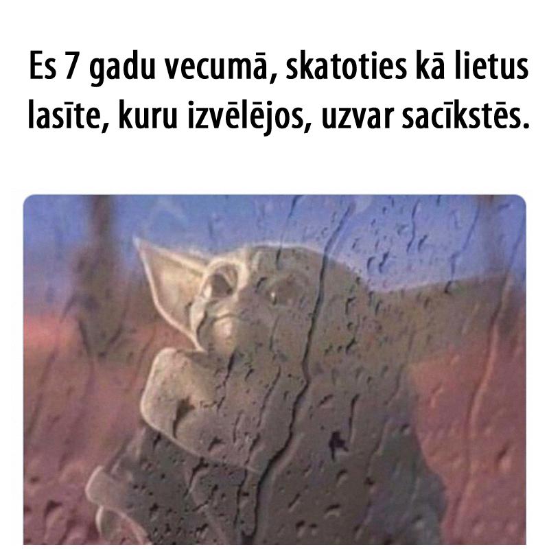 nbspLietus laikā pie loga... Autors: matilde 10 stulbas lietas, kuras mēs visi darījām bērnībā